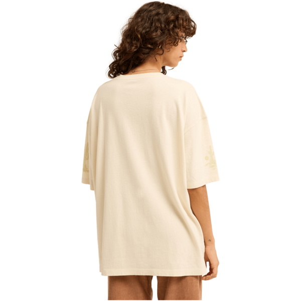 2026 Billabong Womens Familiar Roads T-Shirt EBJZT00633 - White Cap